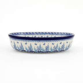 Półmisek owalny 299 24/18,5cm <br> 3277X Kwiat ostróżki